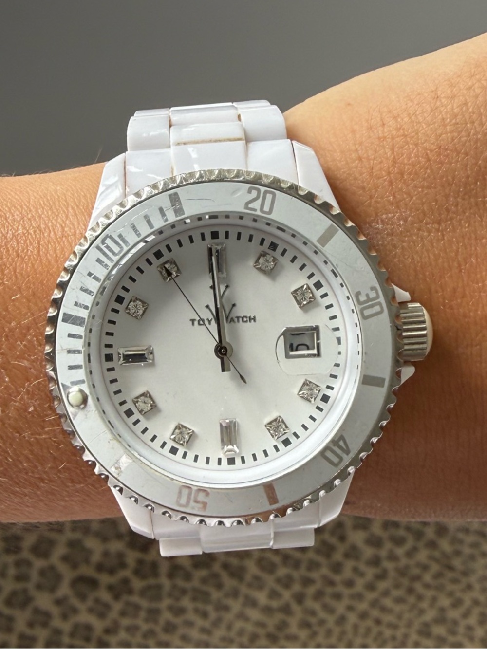 ToyWatch Plasteramic White Watch